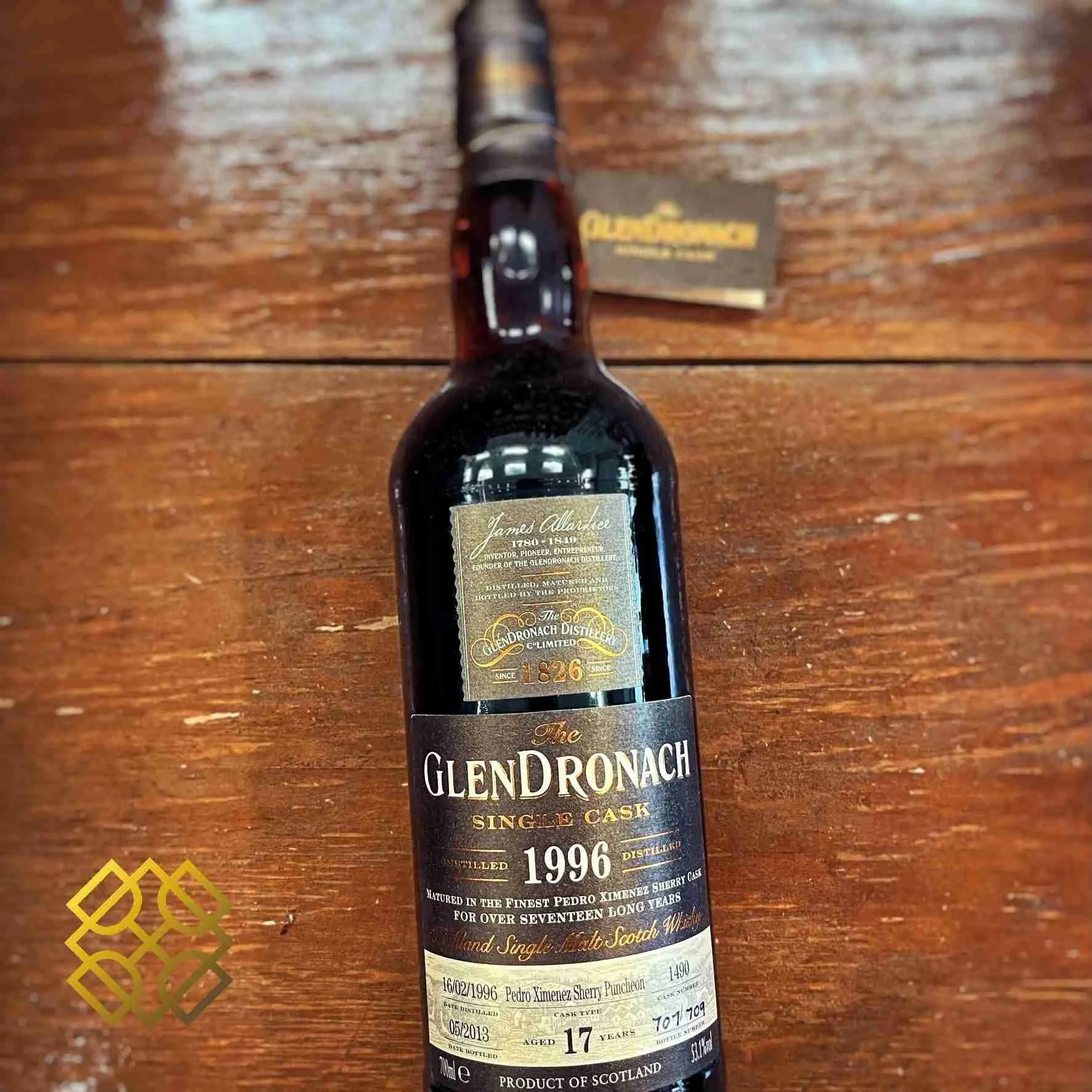 Glendronach - 17YO, 1996/2013, #1490, Batch 8, 53.1% (WF90) - Scotch Whisky