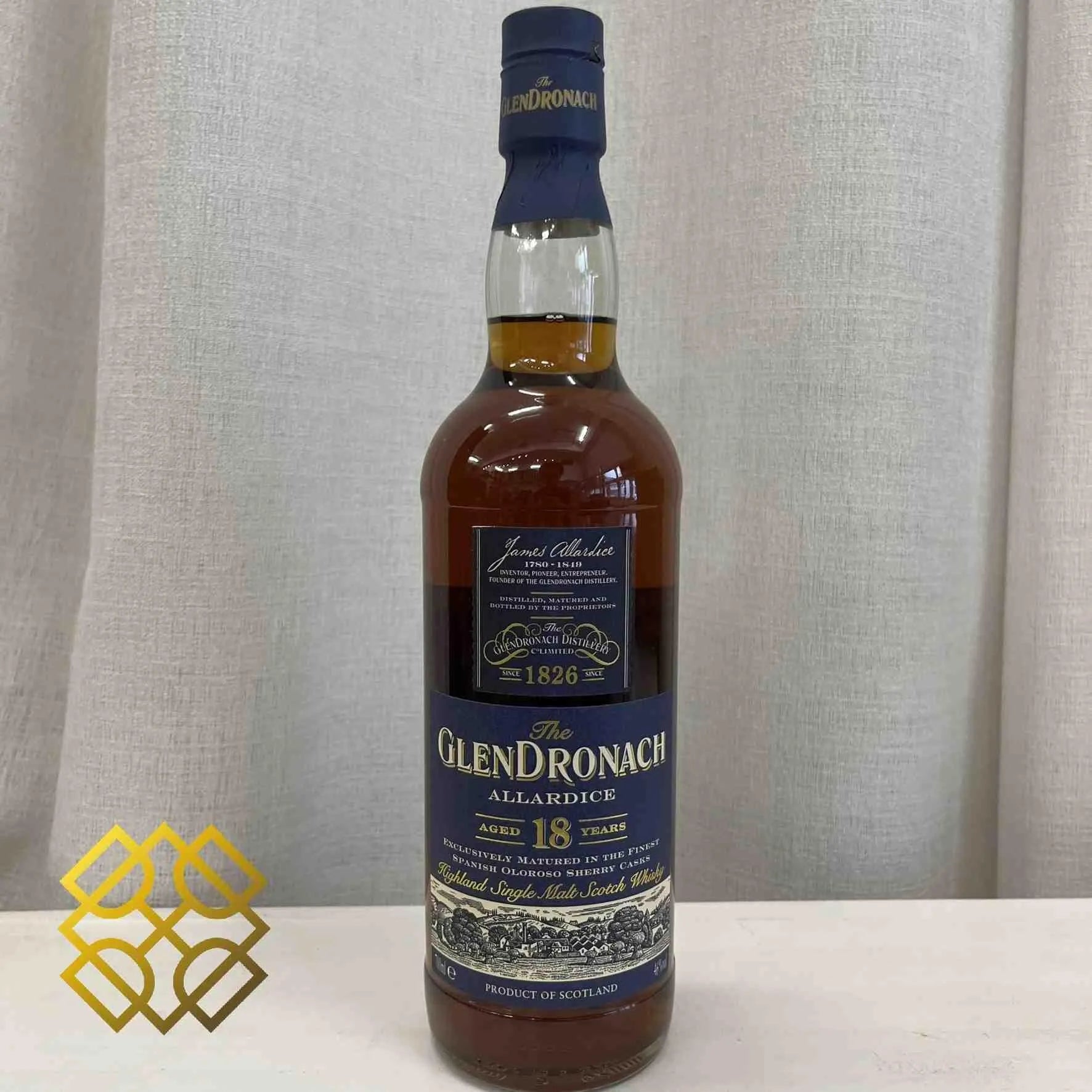 Glendronach - 18YO, Allardice, Lot 1, 2009, 46% (分現金/信用卡價) - Scotch Whisky