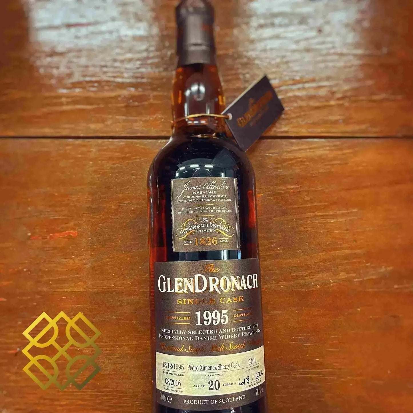 Glendronach - 20YO, 1995/2016, #5401, 54.1% (WB89.24) (分現金/信用卡價) - Scotch Whisky