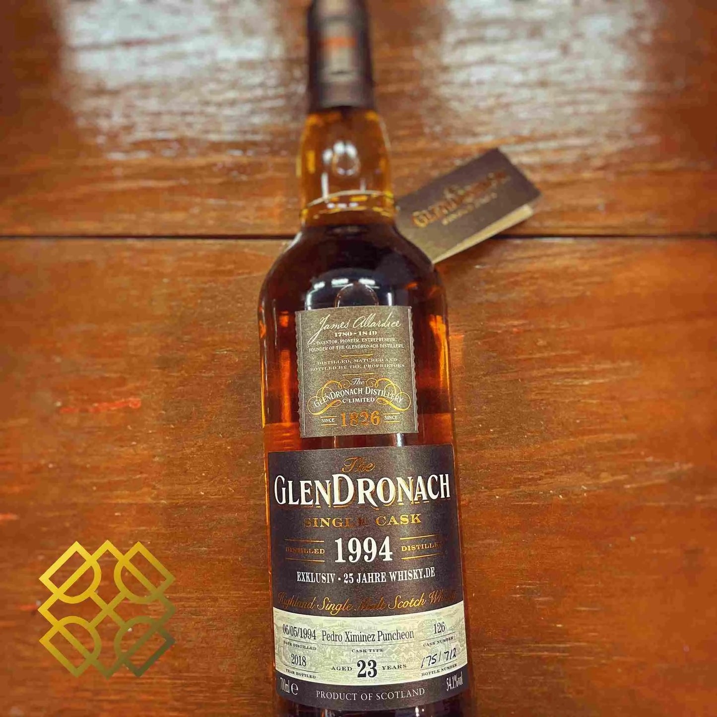 Glendronach - 23YO, 1994/2018, #126, 54.1% (WB87.19) (分現金/信用卡價) - Scotch Whisky