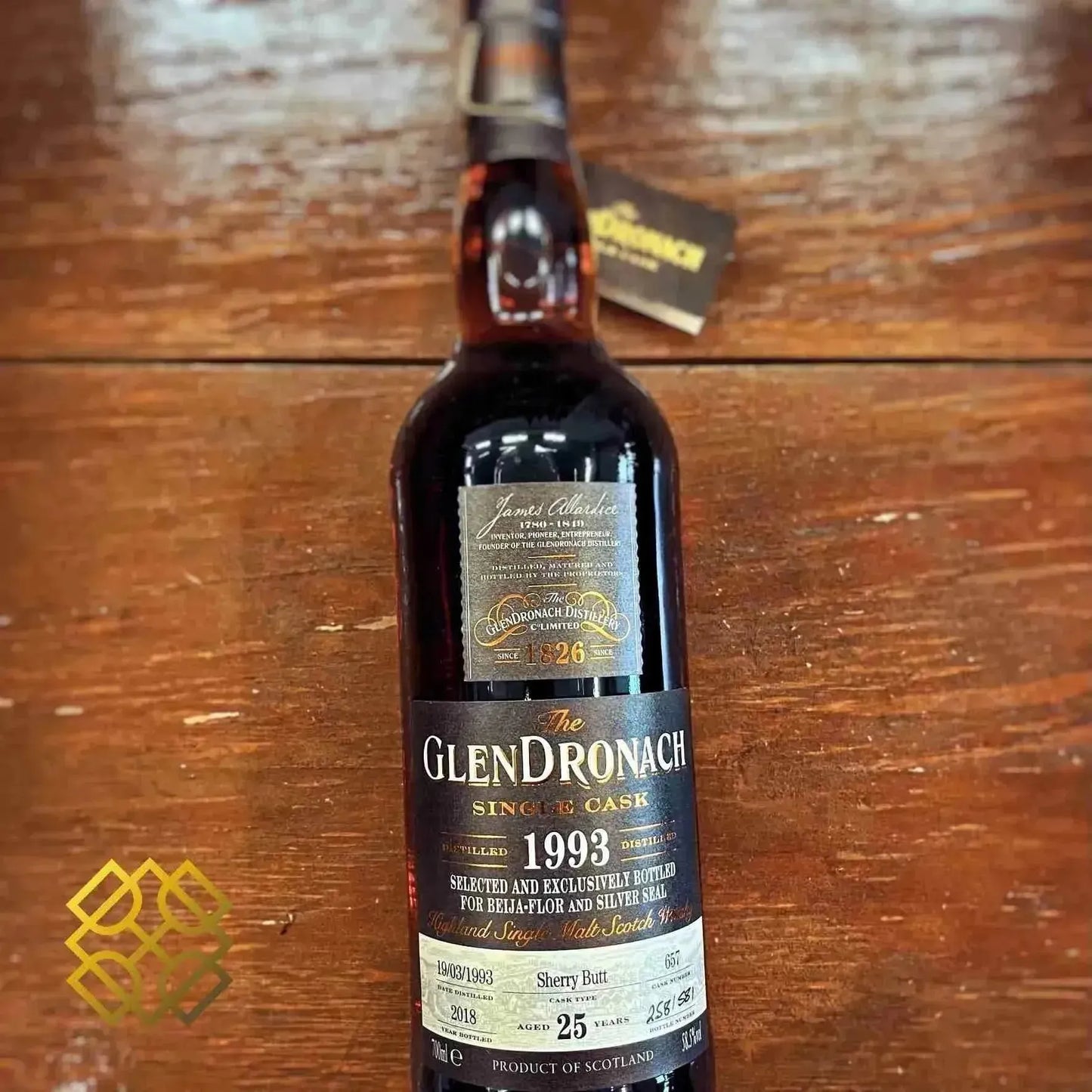 Glendronach - 25YO, 1993/2018, #657 for Beija-flor and Silver Seal, 58.5% - Scotch Whisky