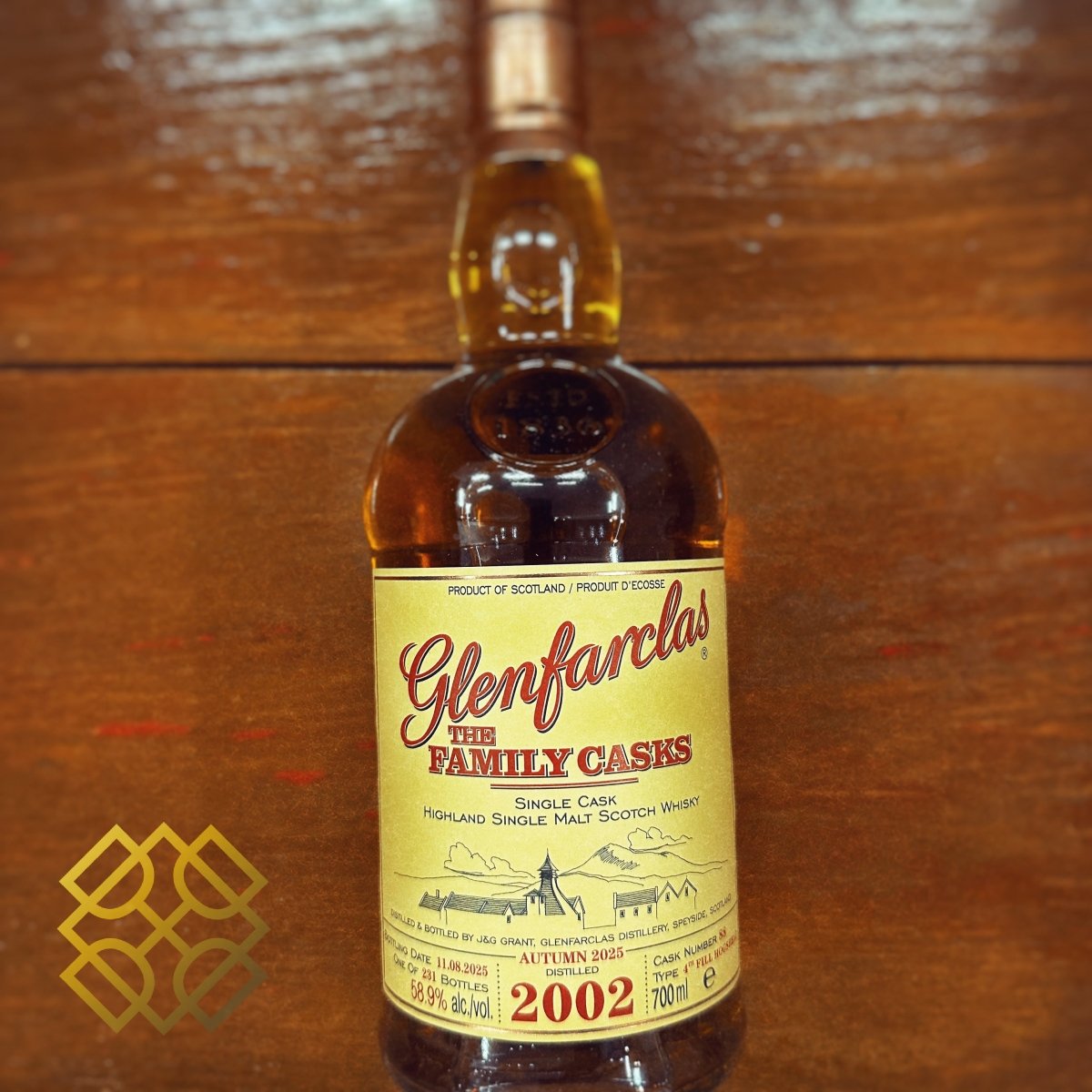 Glenfarclas, 2002/2025, The Family Casks (Release A25), 88, 58.9% (分現金/信用卡價) - 蘇格蘭威士忌