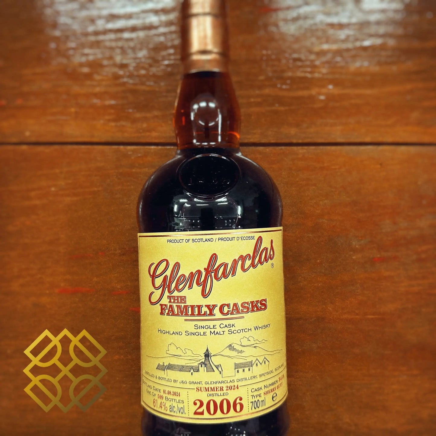 Glenfarclas - 2006/2024, Family Casks, #3418, 61.4% (WB88.85) (分現金/信用卡價) - Scotch Whisky