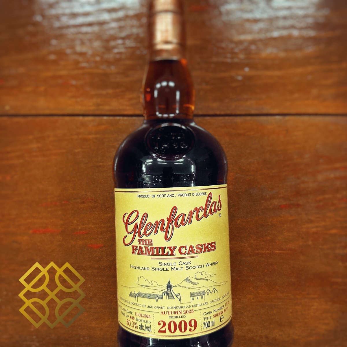 Glenfarclas, 2009/2025, The Family Casks (Release A25), 1118, 60.3% (分現金/信用卡價) - 蘇格蘭威士忌