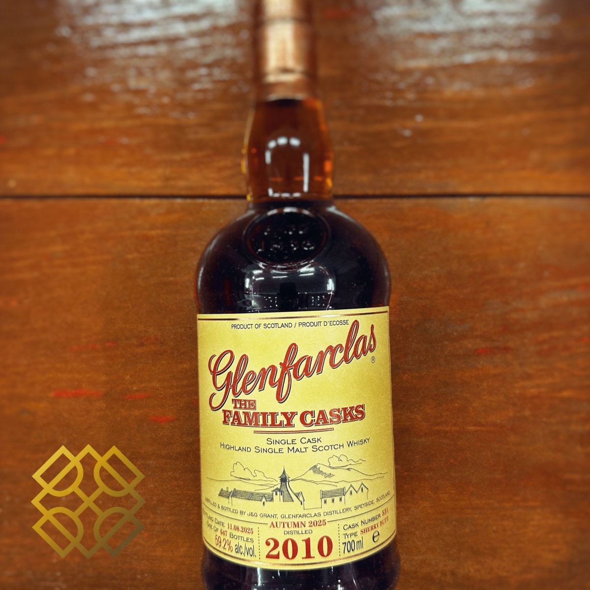 Glenfarclas, 2010/2025, The Family Cask (Release A25), 531, 59.2% (分現金/信用卡價) - 蘇格蘭威士忌