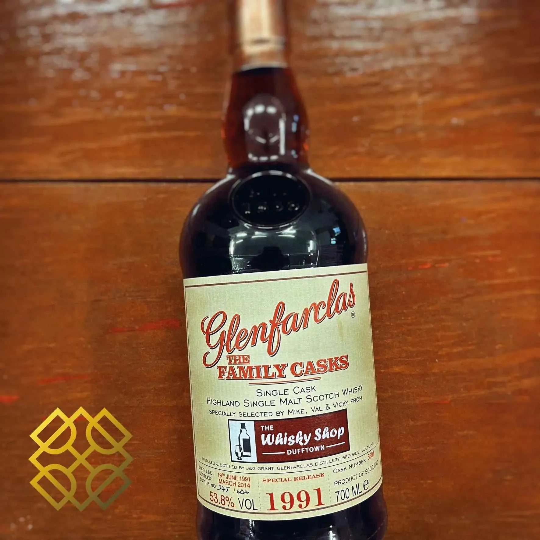 Glenfarclas - 22YO, 1991/2014, #5691, 53.8% (WB90.19) (分現金/信用卡價) - Scotch Whisky
