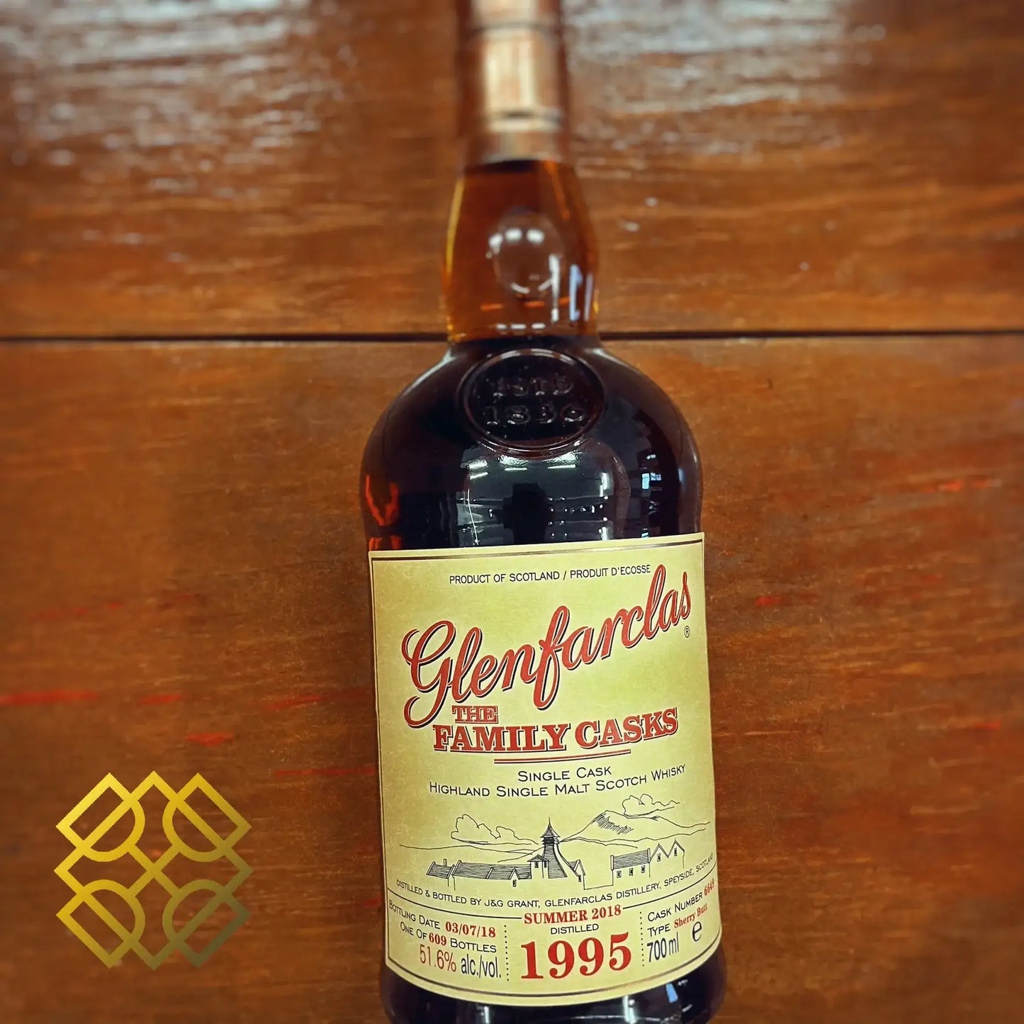 Glenfarclas - Family Casks, 1995/2018, #6649, 51.6% (WF89) (分現金/信用卡價) - Scotch Whisky