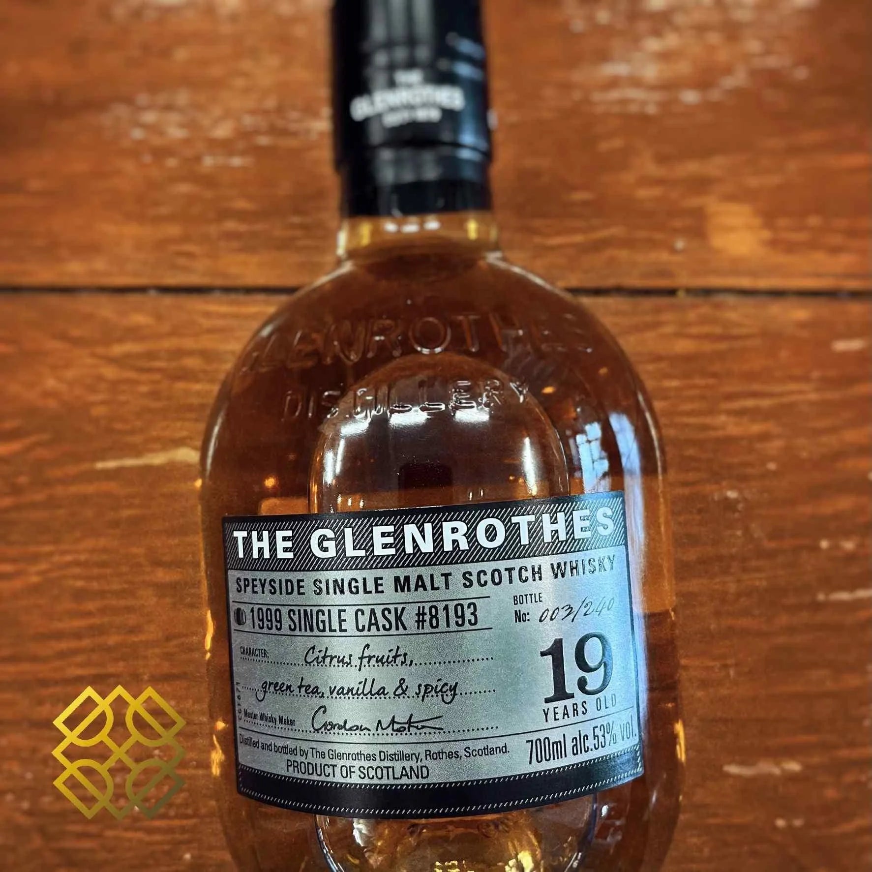 Glenrothes - 19YO, 1999/2018, #8193, 53% - Scotch Whisky