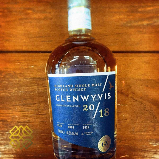 Glenwyvis - 3YO, 2018/2022, 46.5%  Type : Single malt whisky 威士忌