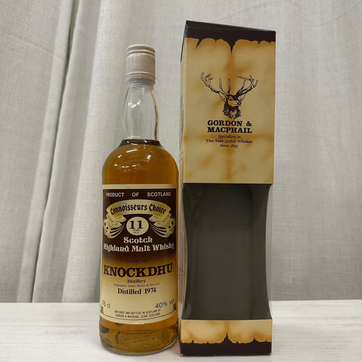 G&M Knockdhu - 11YO, 1974, Connoisseurs Choice, 40%, 750ml (分現金/信用卡價) - 蘇格蘭威士忌