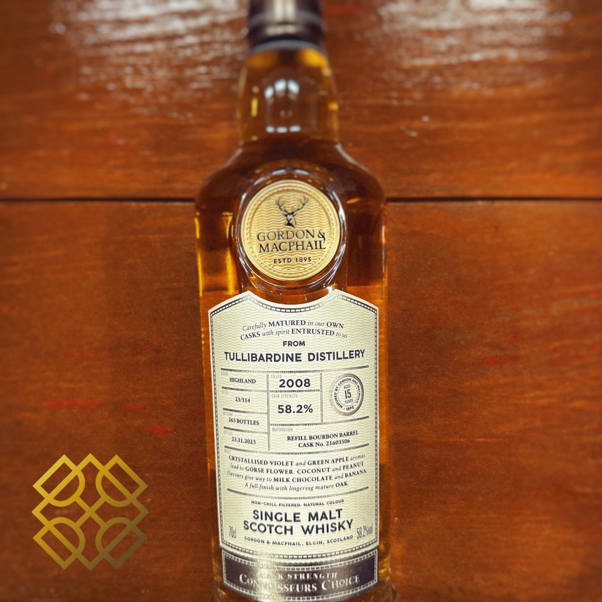 G&M Tullibardine - 15YO, 2008/2023, 21603506, 58.2% - 蘇格蘭威士忌