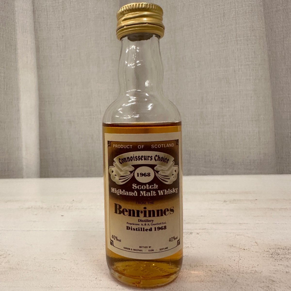 Gordon & MacPhail Benrinnes, 1968, Connoisseurs Choice, 40%, 50ml - 蘇格蘭威士忌