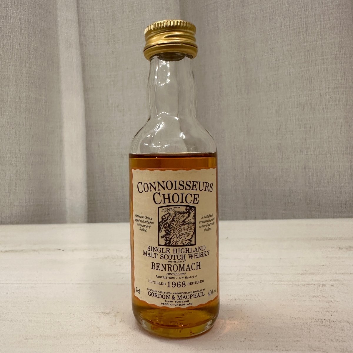 Gordon & MacPhail Benromach, 1968, Connoisseurs Choice, 40%, 50ml - 蘇格蘭威士忌