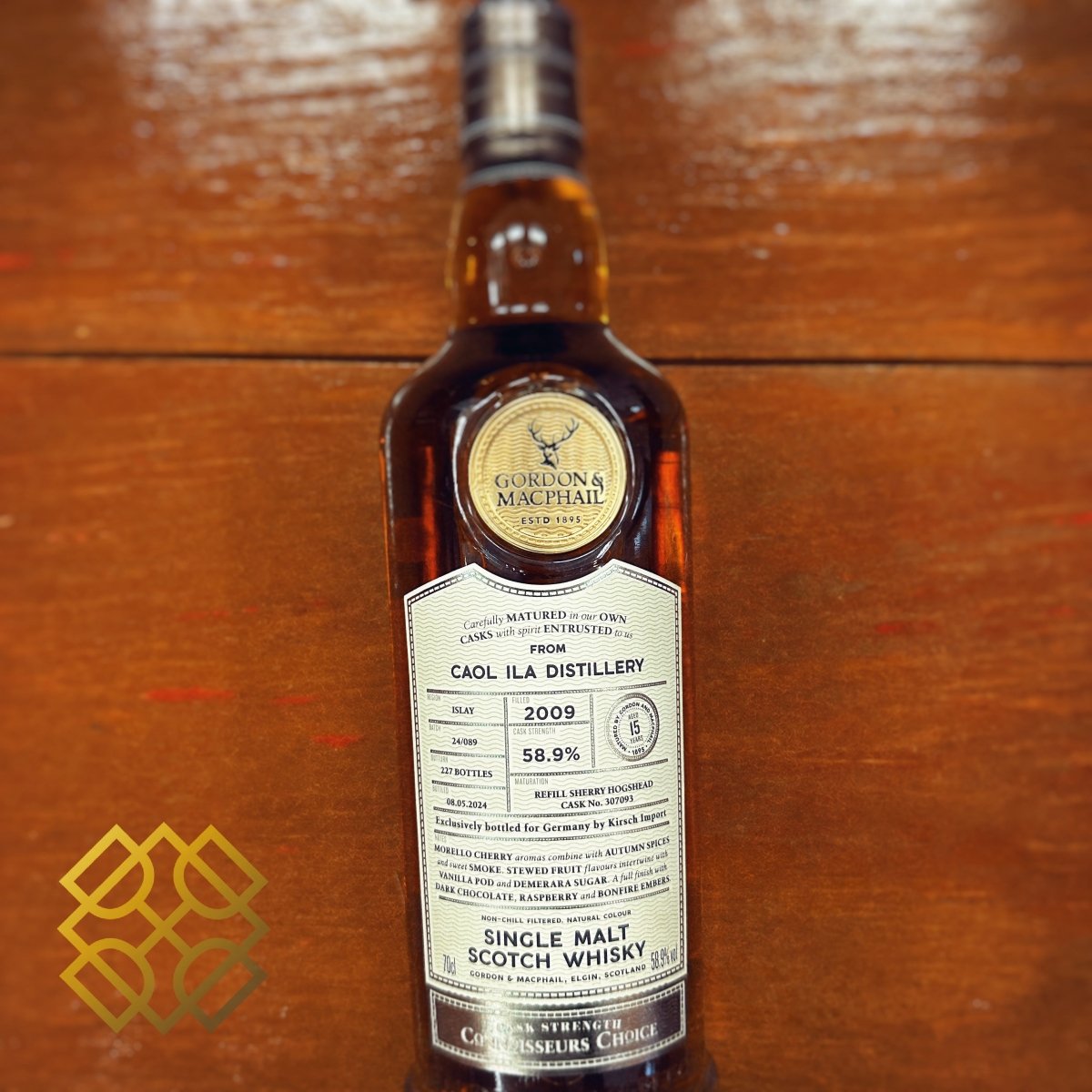 Gordon & MacPhail Caol Ila 15YO, 2009/2024, 307093, 58.9% (WB87.55) - 蘇格蘭威士忌