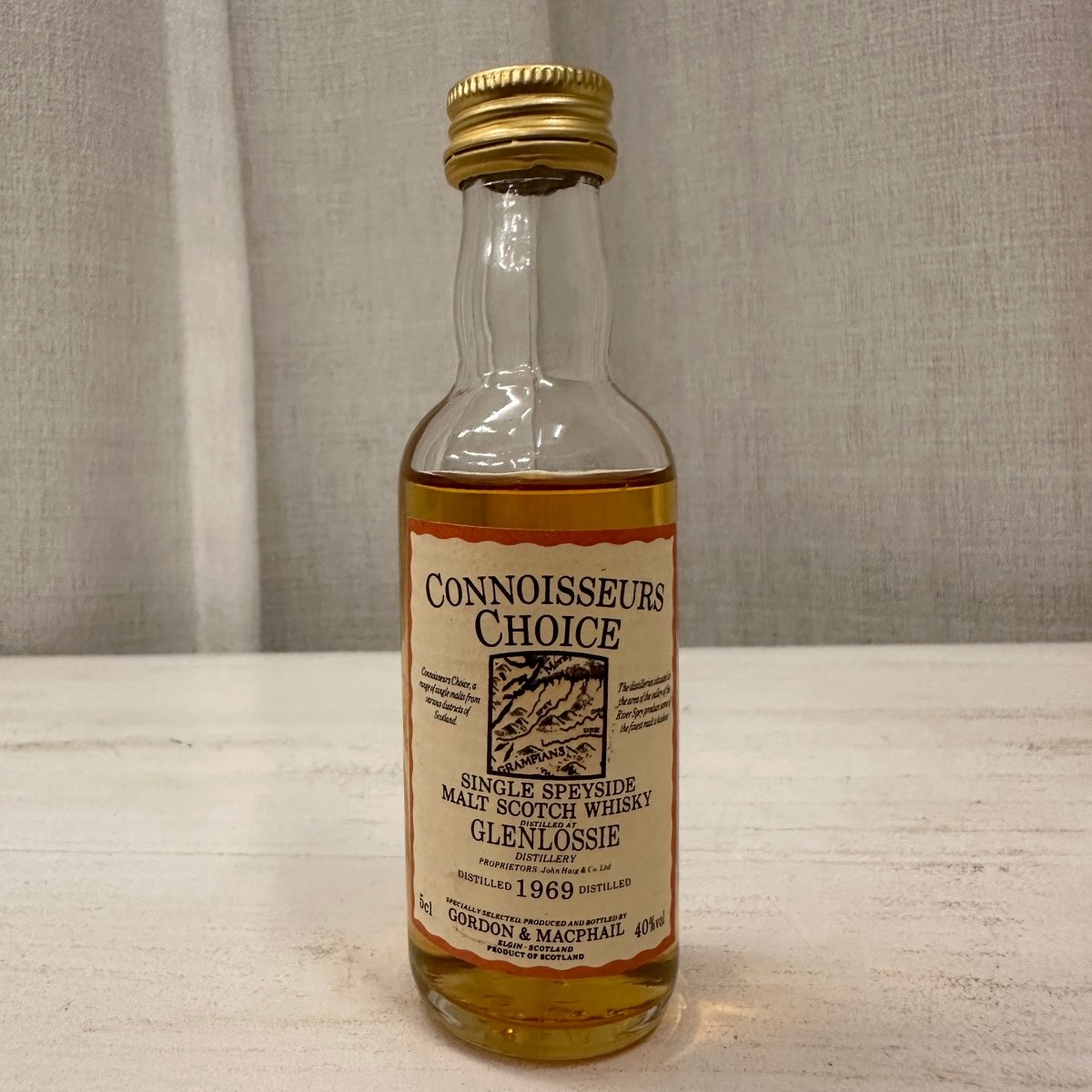 Gordon & MacPhail Glenlossie, 1969, Connoisseurs Choice, 40%, 50ml - 蘇格蘭威士忌
