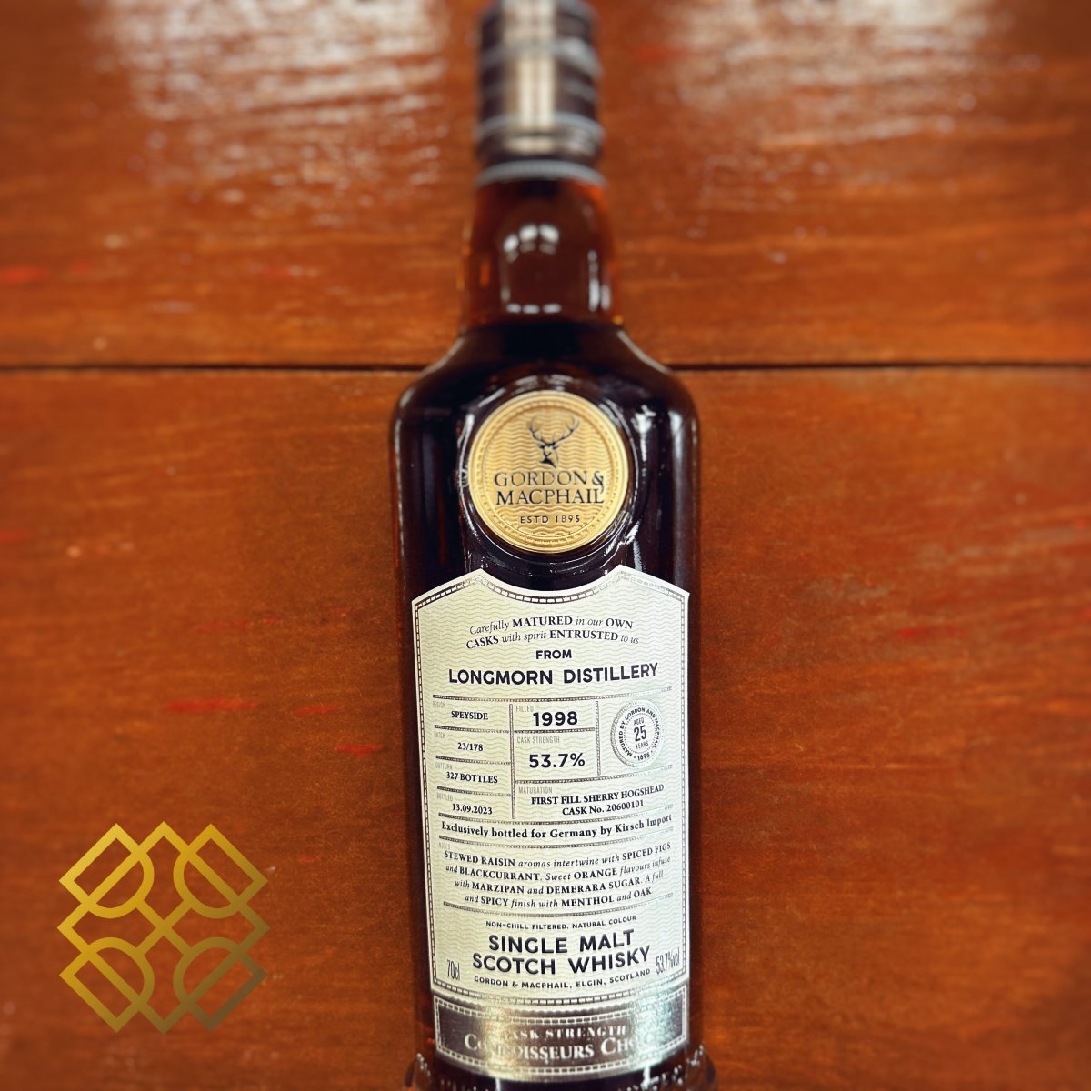 Gordon & MacPhail Longmorn 25YO, 1998/2023, 20600101, 53.7% (WN90) (分現金/信用卡價) - 蘇格蘭威士忌