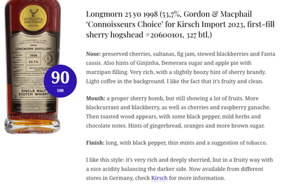 Gordon & MacPhail Longmorn 25YO, 1998/2023, 20600101, 53.7% (WN90) (分現金/信用卡價) - 蘇格蘭威士忌