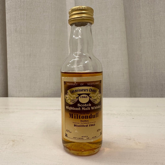 Gordon & MacPhail Miltonduff, 1963, Connoisseurs Choice, 40%, 50ml - 蘇格蘭威士忌