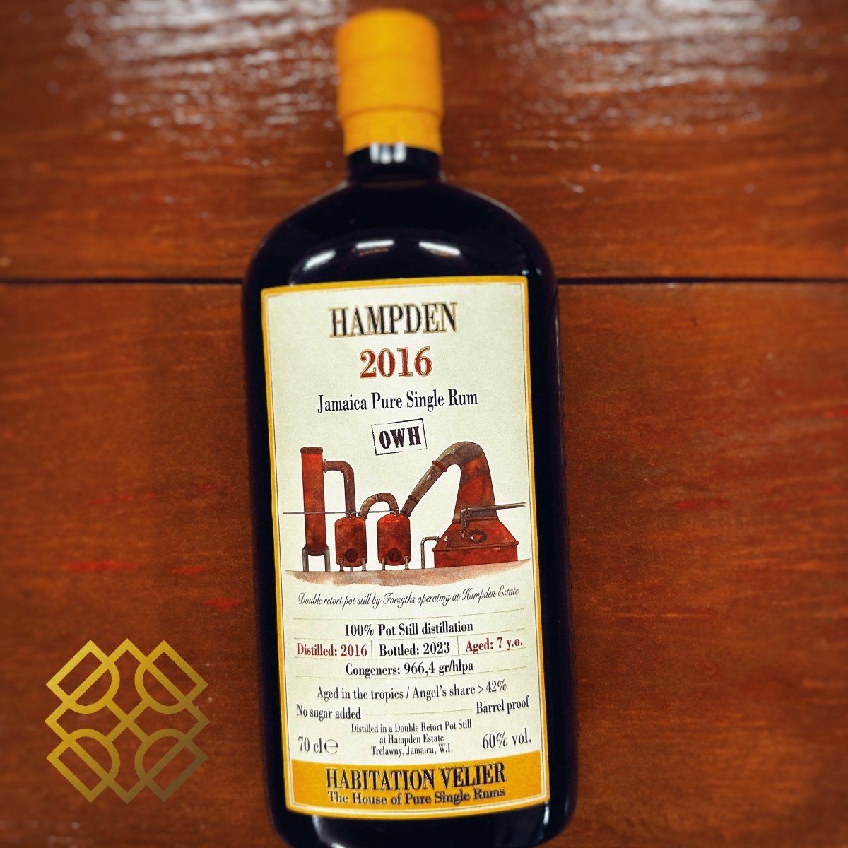 Habitation Velier Hampden - 7YO, 2016/2023, 60% (WF91) - Rum