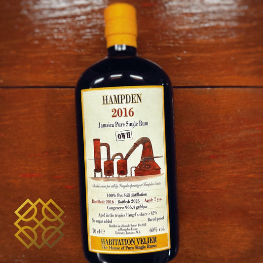 Habitation Velier Hampden - 7YO, 2016/2023, 60% (WF91) - Rum