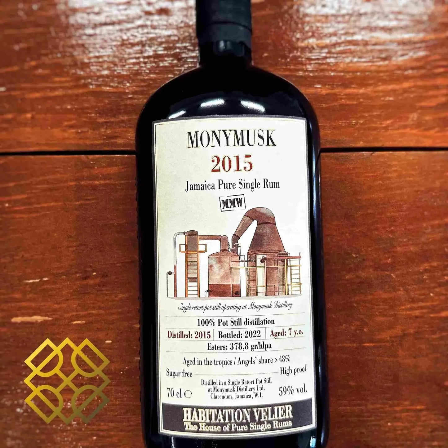 Habitation Velier Monymusk - 7YO, 2015/2022, 59% - Rum