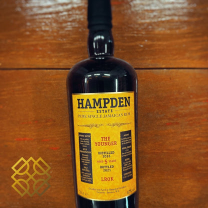 Hampden - 5YO, 2016/2021 The Younger, LROK, 47% - Rum