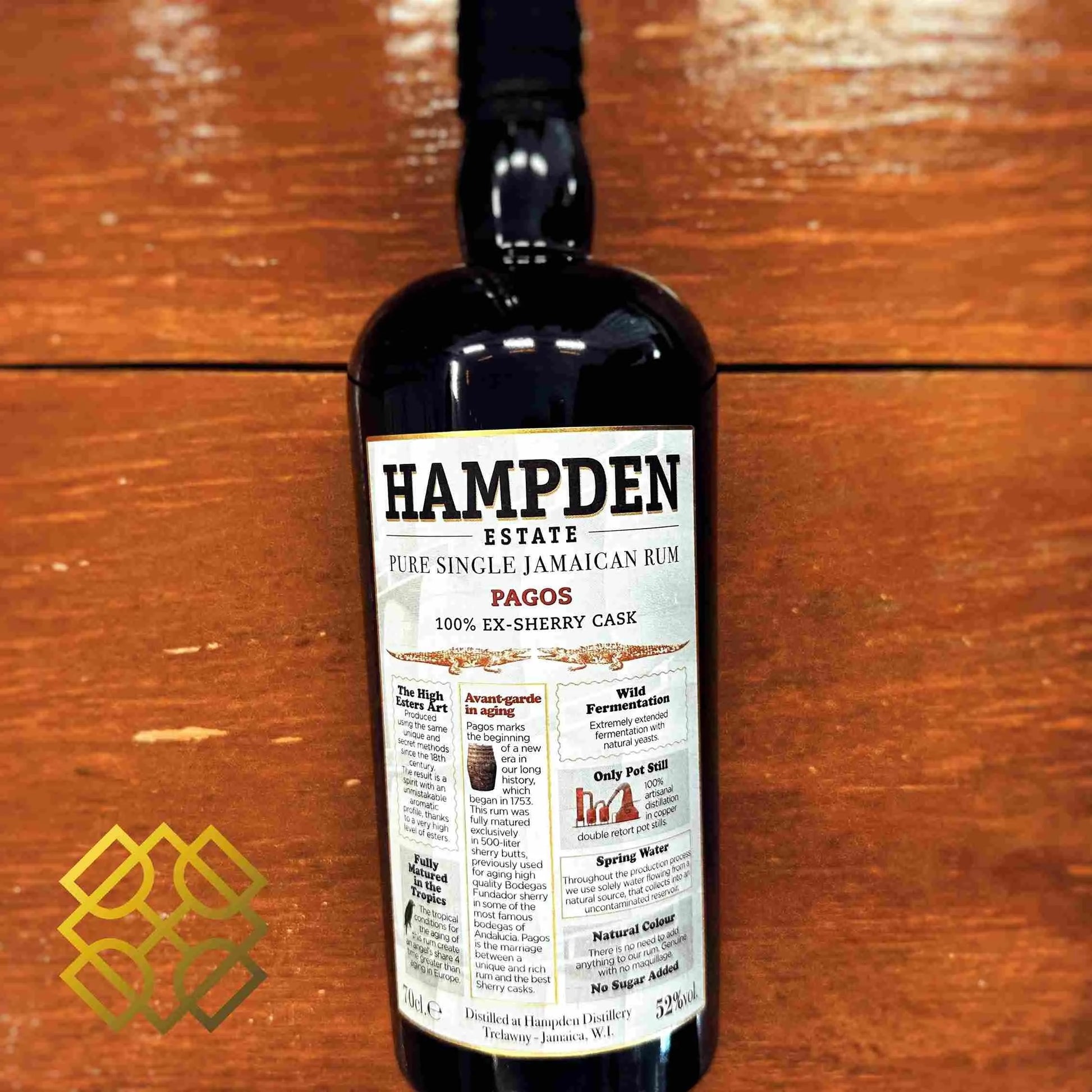 Hampden - Pagos, Sherry cask, for LMDW & Velier, 52% (2022 WF88) - Rum