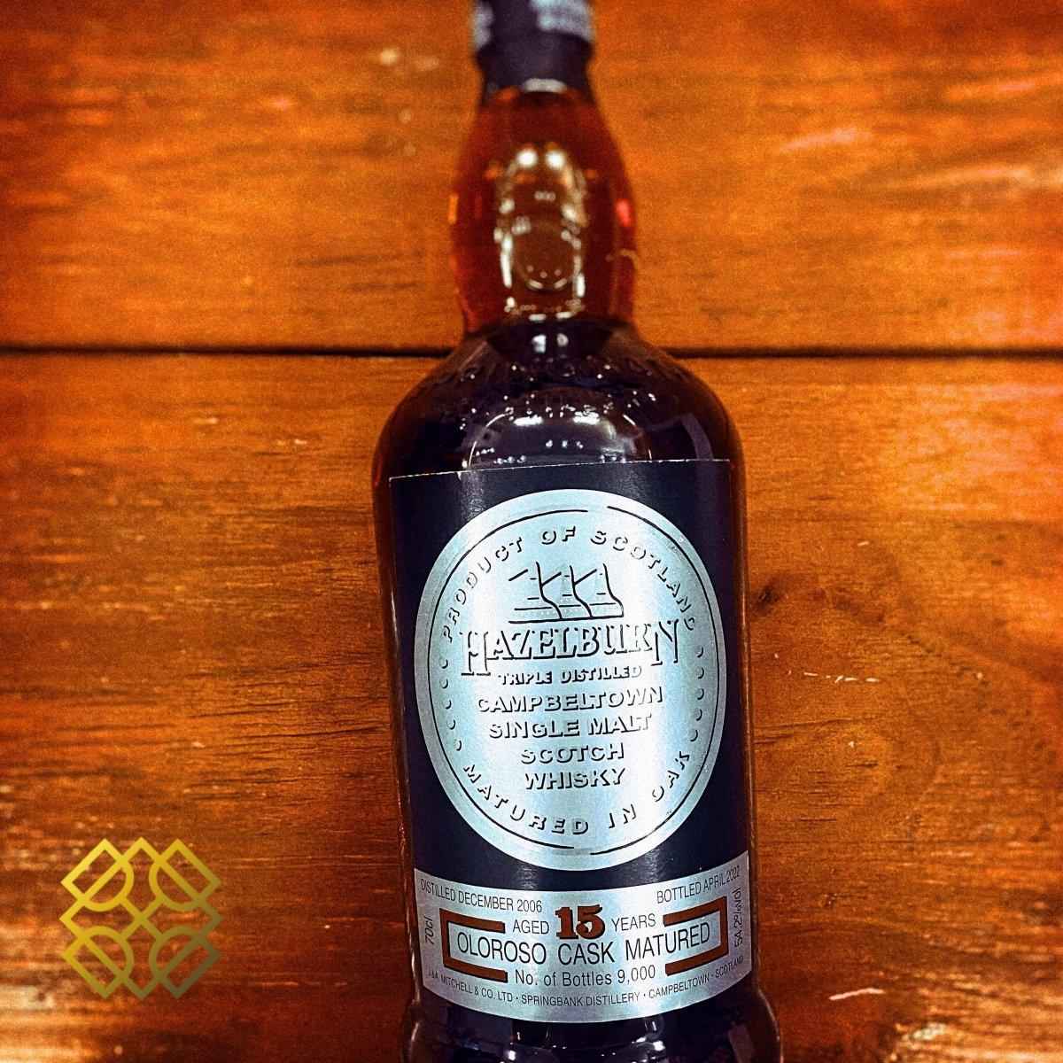Hazelburn - 15YO, Oloroso Cask Strength, 54.2%  Type : Single malt whisky 威士忌