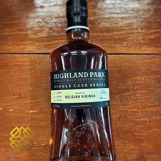 Highland Park - 14YO, 2004/2018, for Belgian Vikings, #6116, 62.4% (WF87) - Scotch Whisky