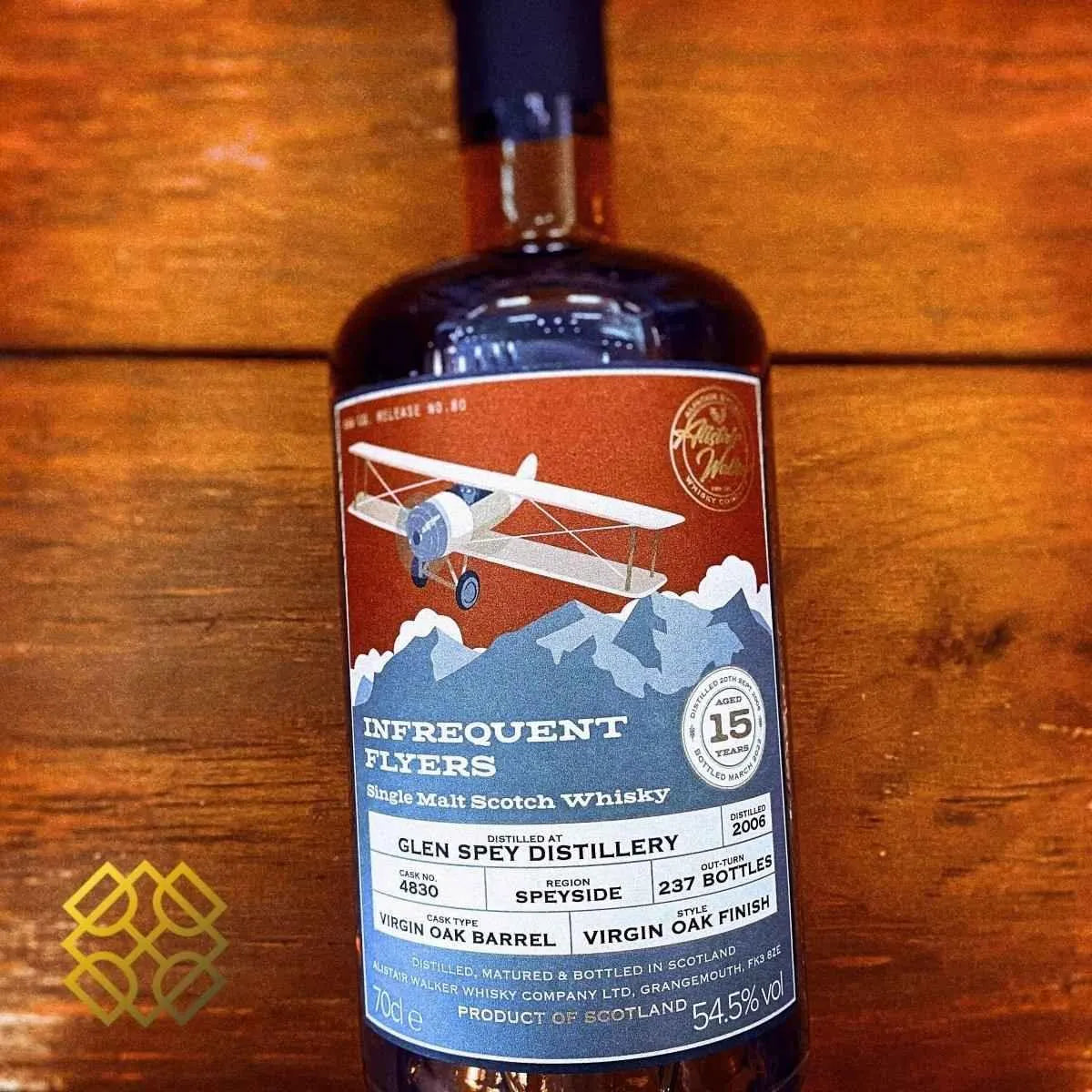 Infrequent Flyers Glen Spey - 15YO, 2006/2022, 54.5% - Scotch Whisky