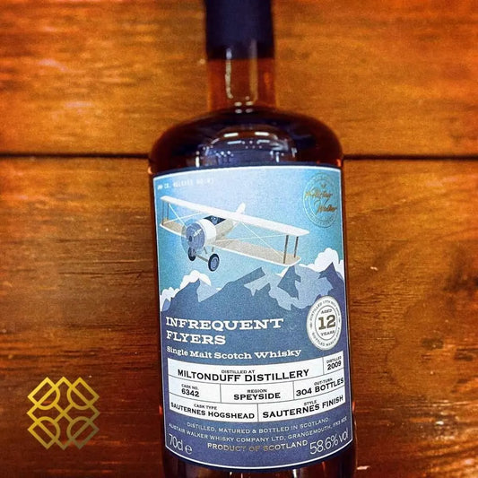 Infrequent Flyers Miltonduff - 12YO, 2009/2022, 58.6% - Scotch Whisky