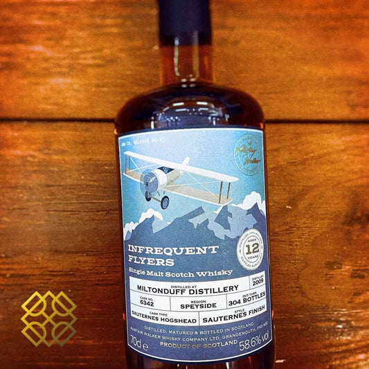 Infrequent Flyers Miltonduff - 12YO, 2009/2022, 58.6%  Type: Single Malt Whisky 威士忌