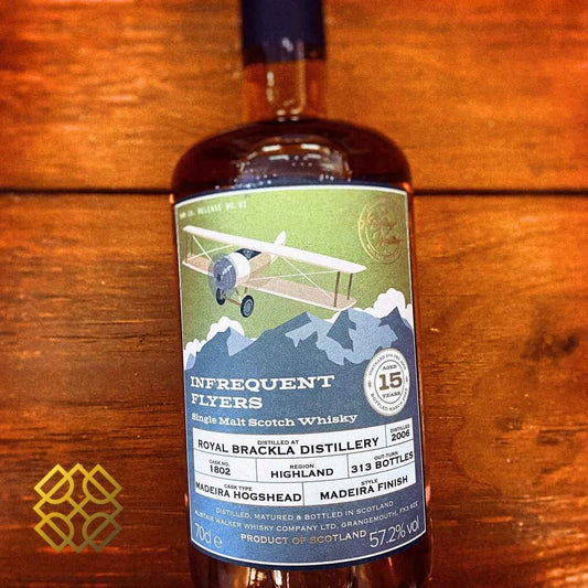 Infrequent Flyers Royal Brackla - 15YO, 2006/2022, 57.2%  Type: Single Malt Whisky 威士忌'