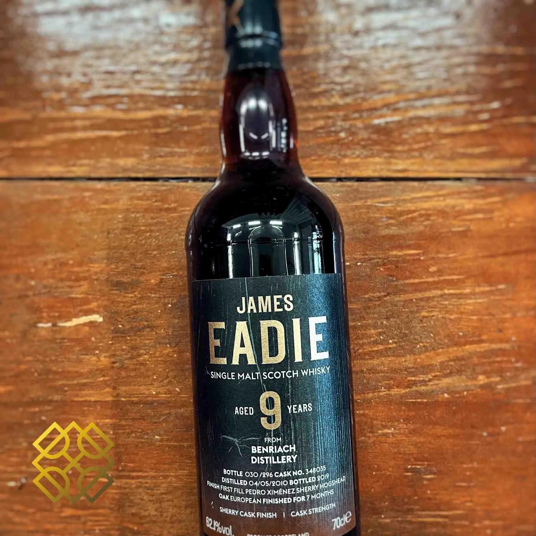 James Eadie BenRiach - 9YO, 2010/2019, 62.1% - Scotch Whisky