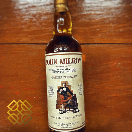 John Milroy Macallan - 1990/1999, Millennium Selection, 50% (分現金/信用卡價) - Scotch Whisky