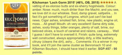 Kilchoman - Loch Gorm 5YO, 2010/2015, 46.0% (WF90) - Scotch Whisky