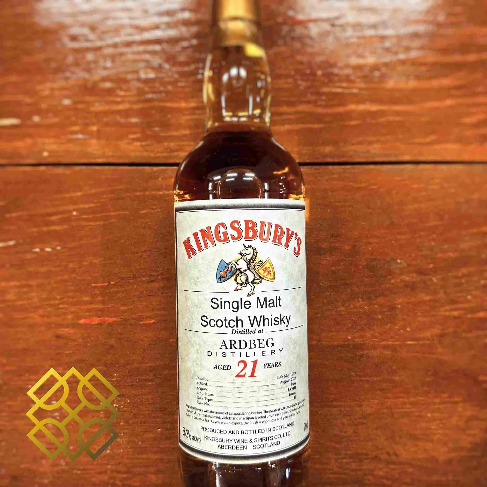 Kingsbury Ardbeg - 21YO, 1999/2020, #131, 58.2% (分現金/信用卡價) - Scotch Whisky