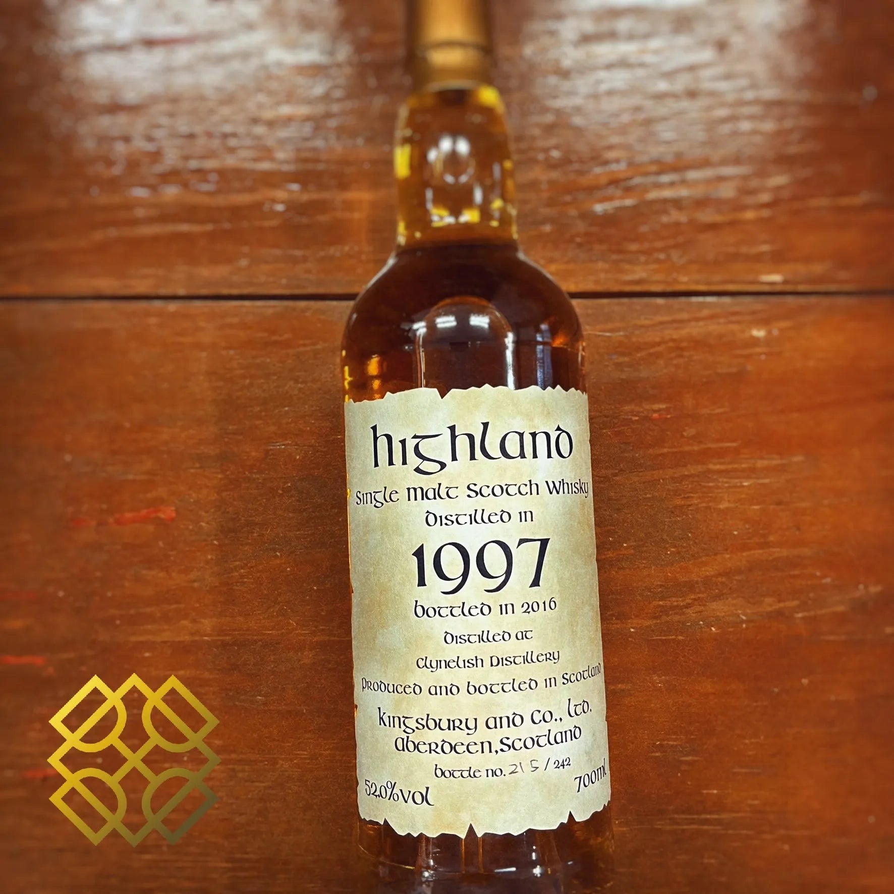 Kingsbury Clynelish - 18YO, 1997/2016, #7107, Celtic Series, 52% (WB89.82) (分現金/信用卡價) - Scotch Whisky