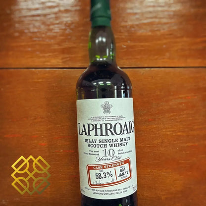 Laphroaig - 10YO, 2012, CS Batch #004, 58.3% (WB88.99) (分現金/信用卡價) - Scotch Whisky