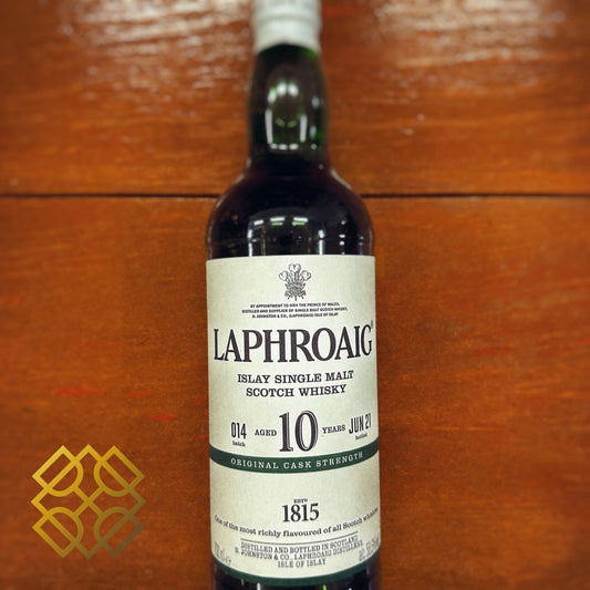 Laphroaig - 10YO Cask Strength Batch 014, 58.6% - 蘇格蘭威士忌