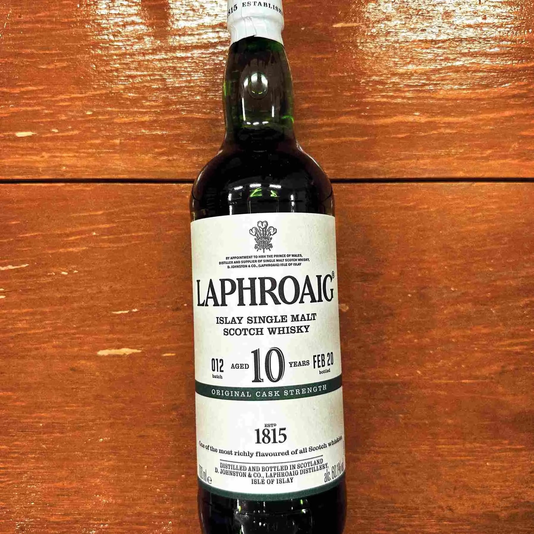 Laphroaig - 10YO CS Batch 012, 60.1% - Scotch Whisky