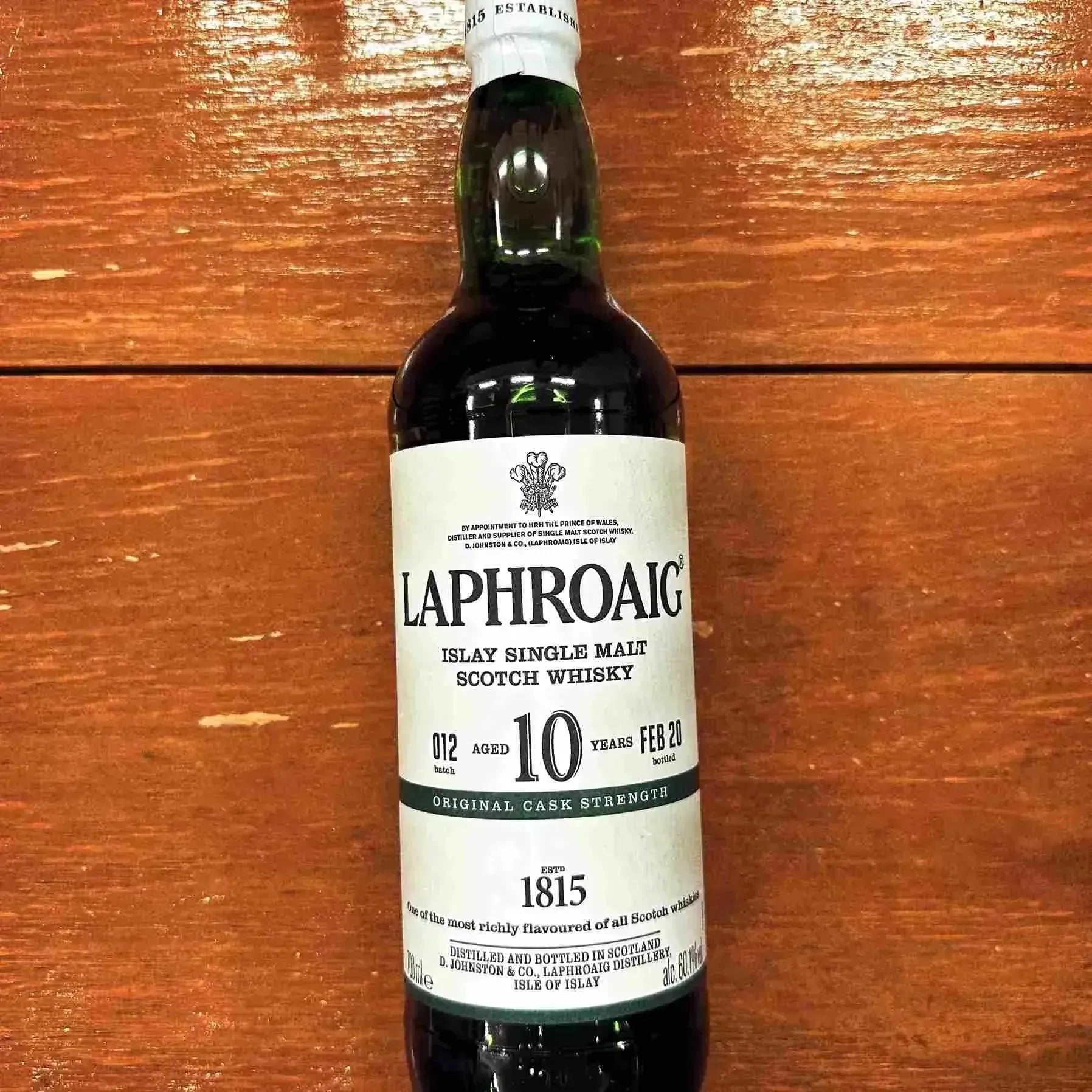 Laphroaig - 10YO CS Batch 012, 60.1% - Scotch Whisky