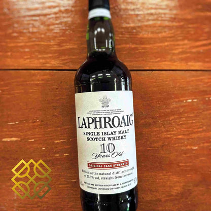 Laphroaig - 10YO, Original Cask Strength, Red Stripe 小紅標, 55.7% (WF92) - Scotch Whisky