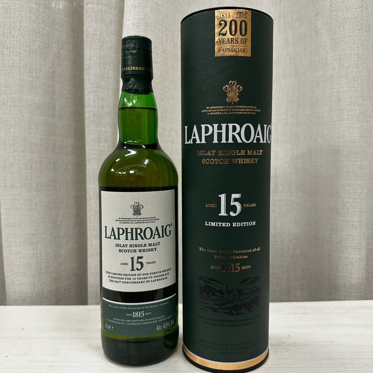ラフロイグ 15年 - 200周年記念エディション | Alcohol Please