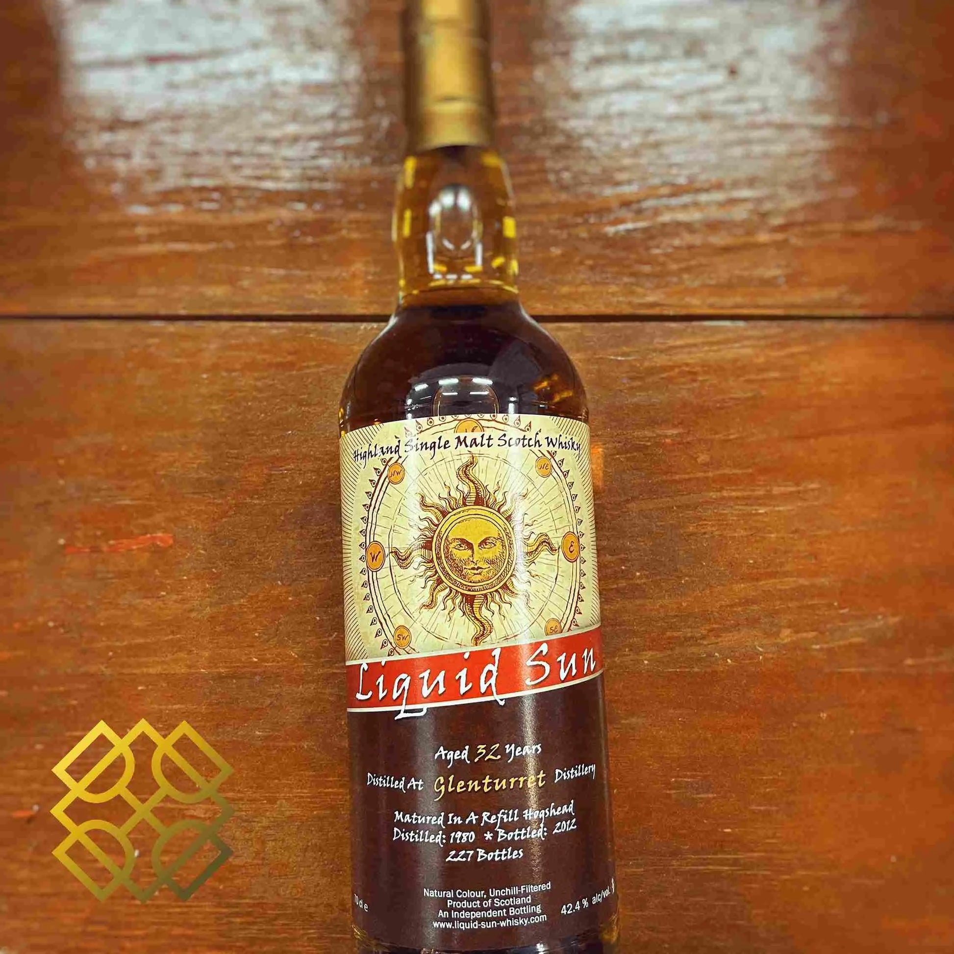 Liquid Sun Glenturret - 32YO, 1980/2012, 42.4% (WB88.76) (分現金/信用卡價) - Scotch Whisky