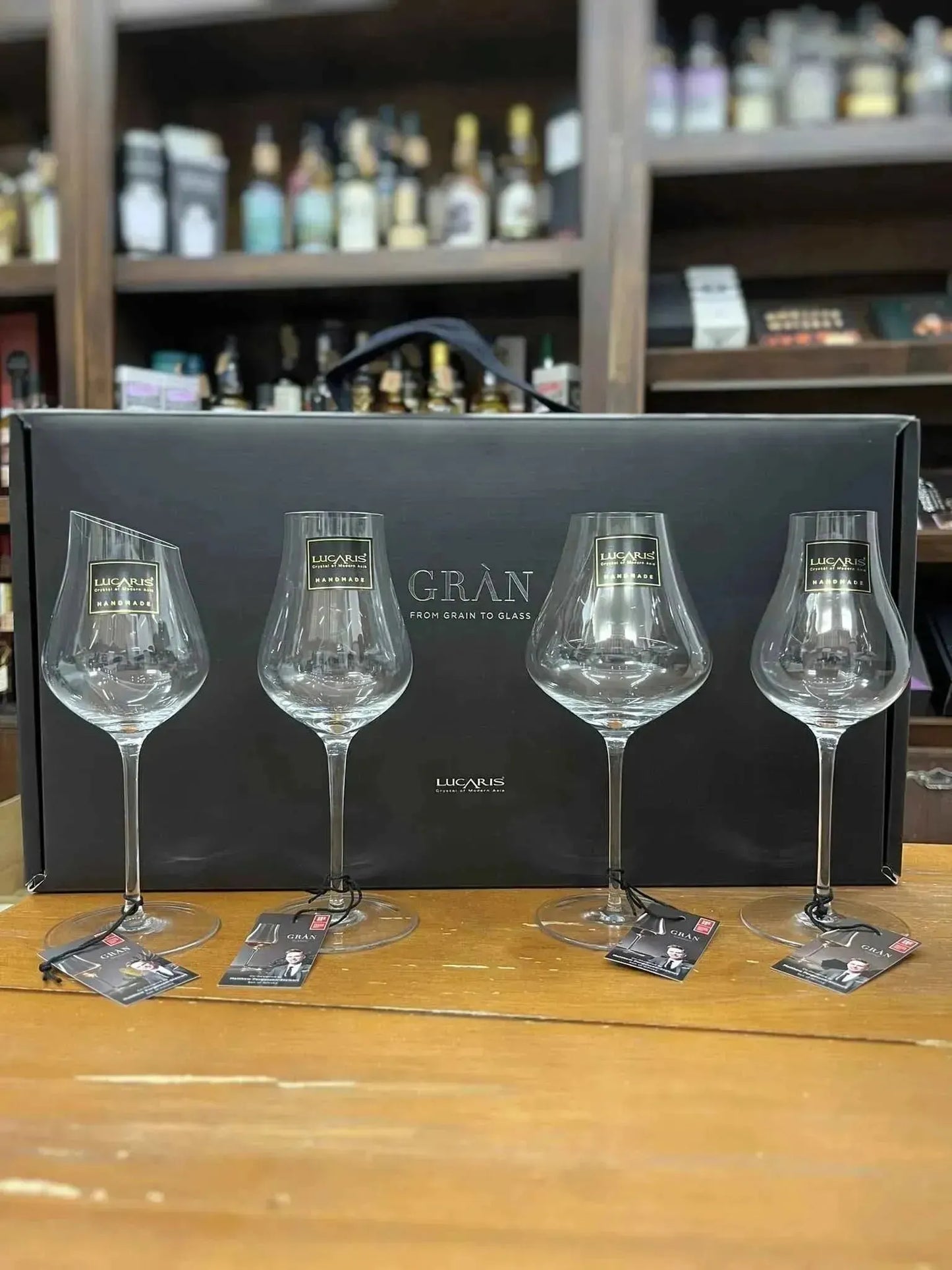 Lucaris Crystal Handmade Whisky Glass (1 set) - Spirits Glass