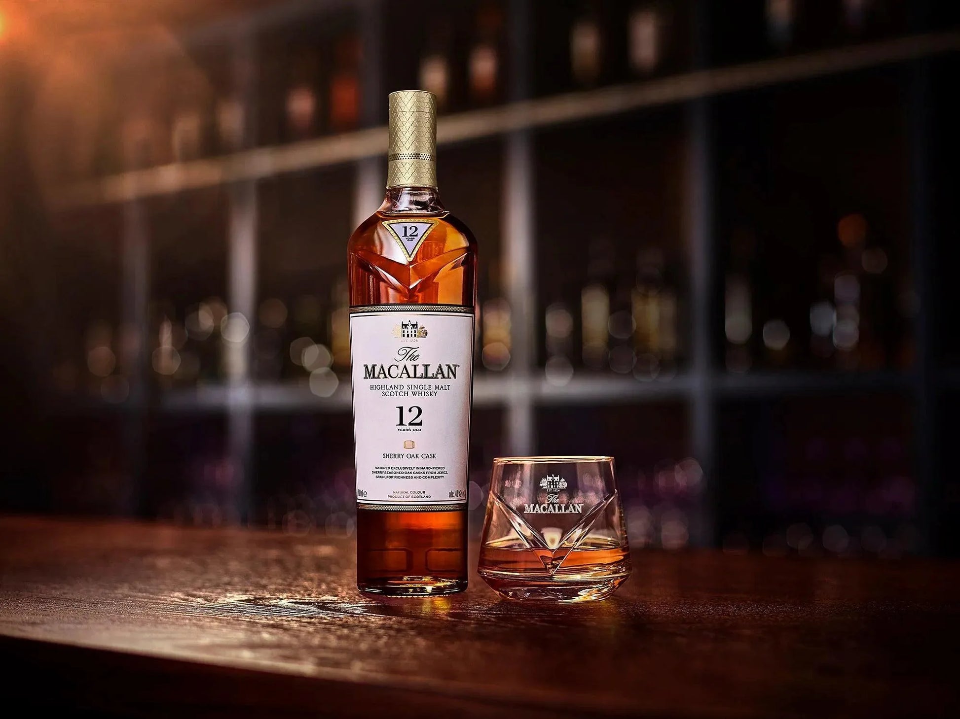 Macallan 12 - Macallan 12 Sherry Oak - 40% - Scotch Whisky