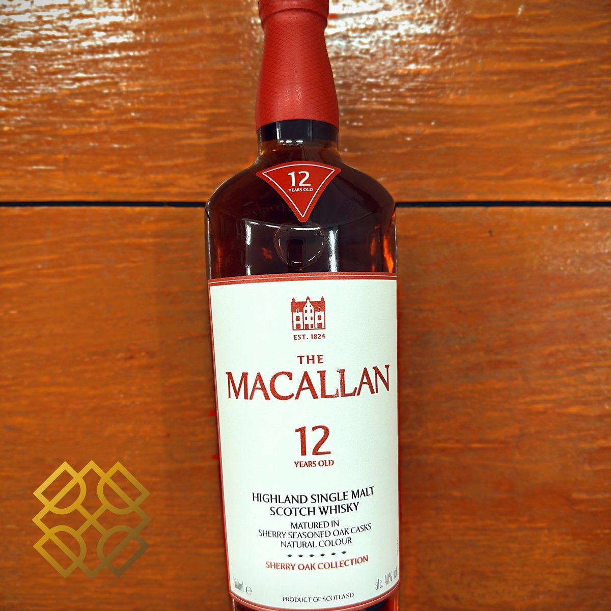 麥卡倫 (Macallan) 12 Years Old, Sherry Oak, 40% - 蘇格蘭威士忌