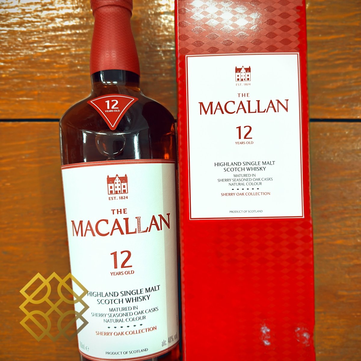 麥卡倫 (Macallan) 12 Years Old, Sherry Oak, 40% - 蘇格蘭威士忌