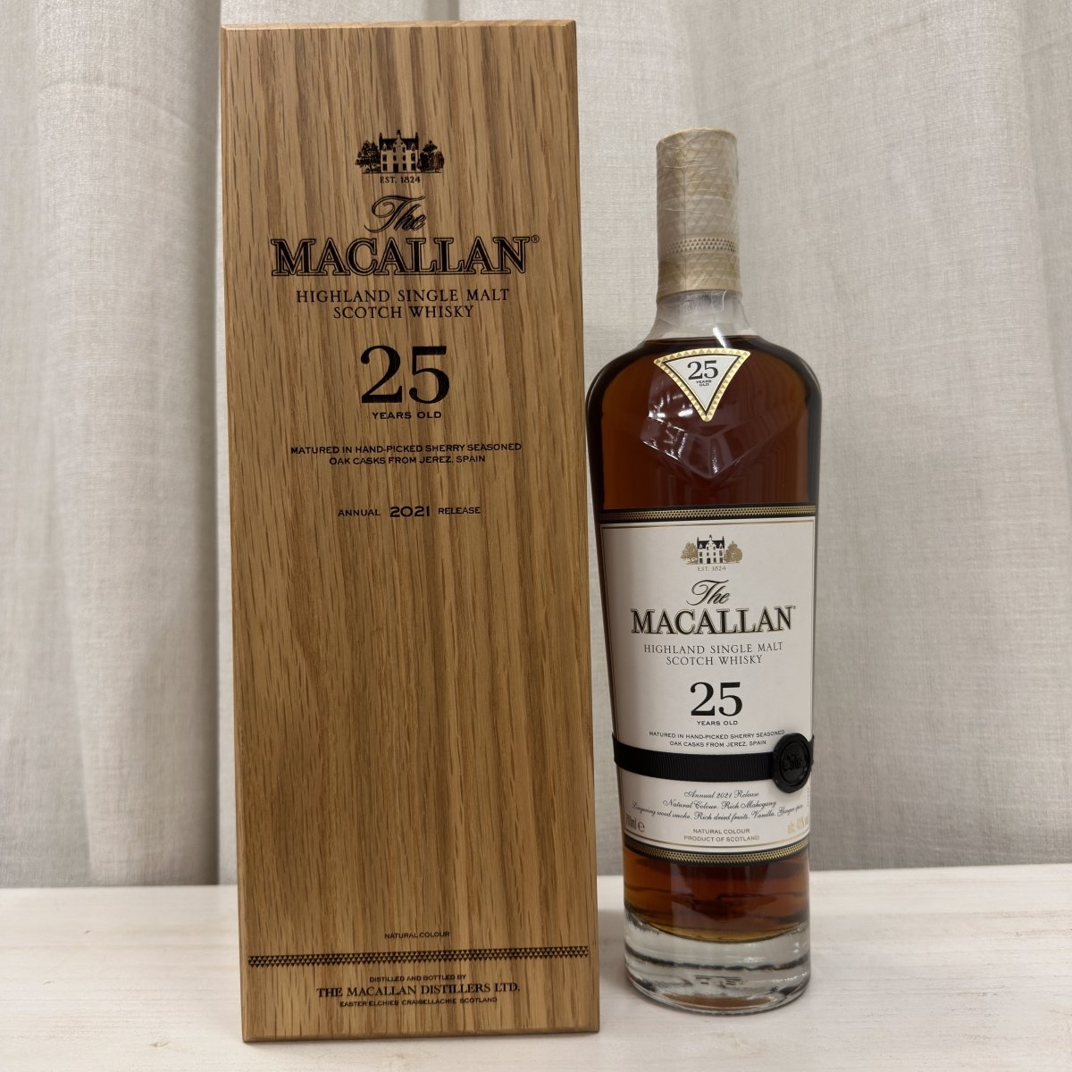 Macallan 25YO, 2021, Annual 2021 Release, 43% (分現金/信用卡價) - 蘇格蘭威士忌